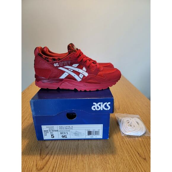 Asics gel lyte 5 V romance valentine\'s red sz 5 GLV GL5 main image 6